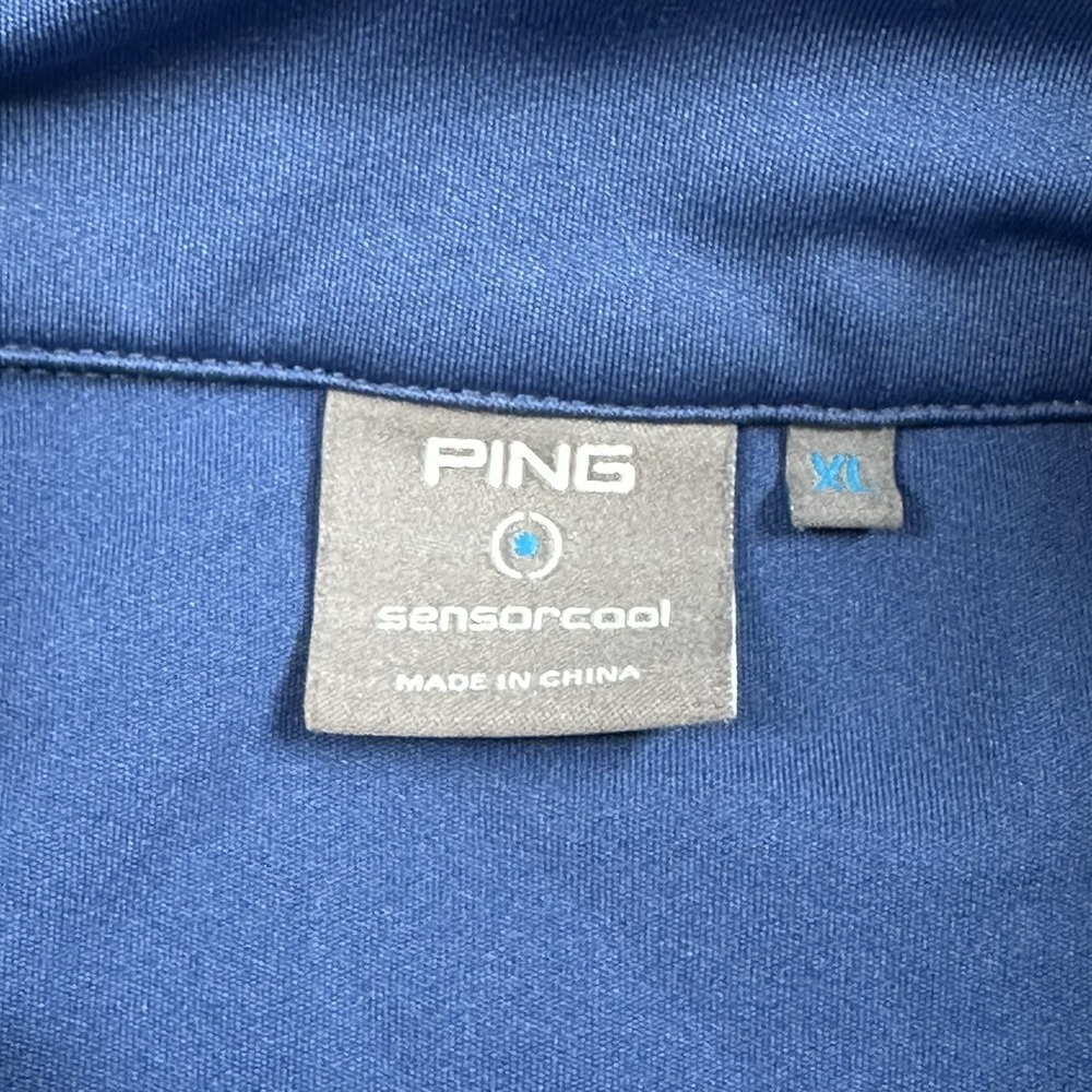 Ping‎ SensorCool 1/4 Zip Pullover XL Blue Golf Performance Shirt - Picture 2 of 9